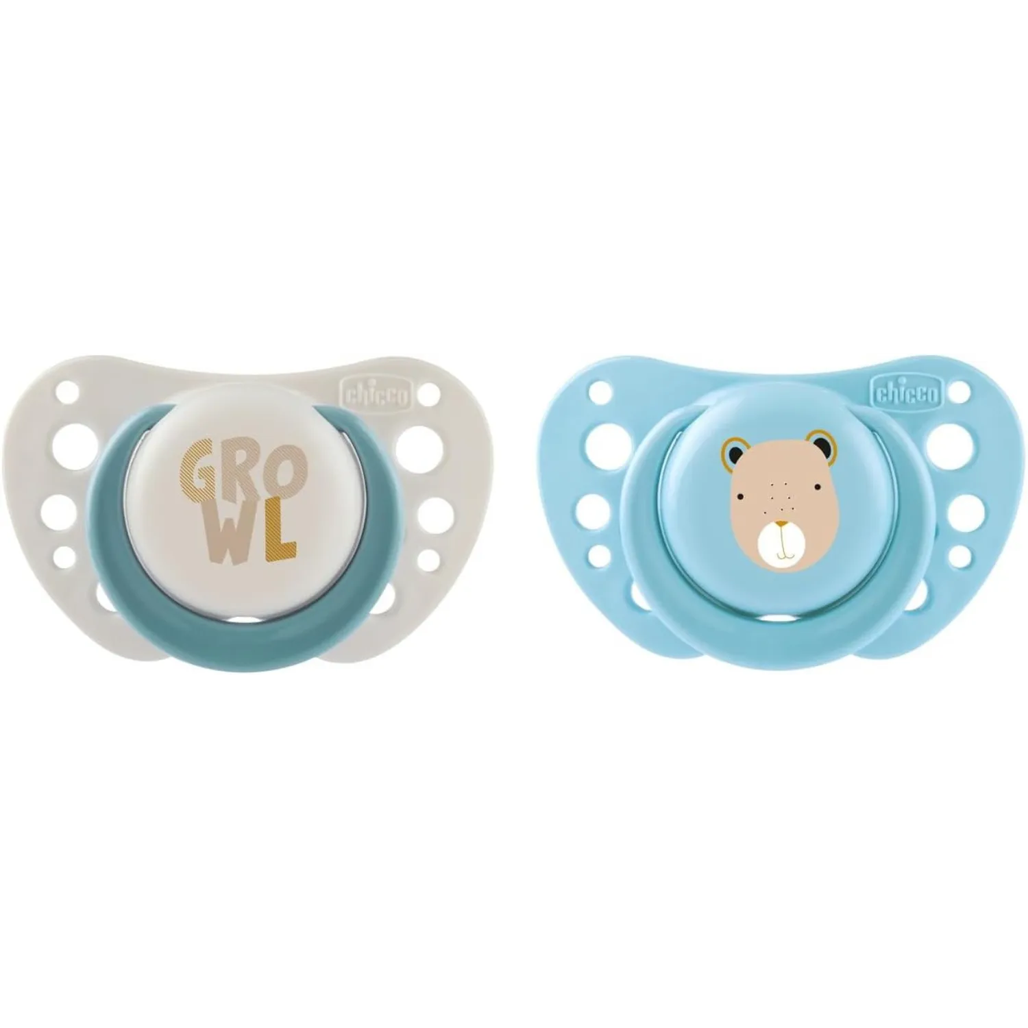 Chicco PhysioForma Schnuller Air Hellblau, Schnuller 0-6 Monate