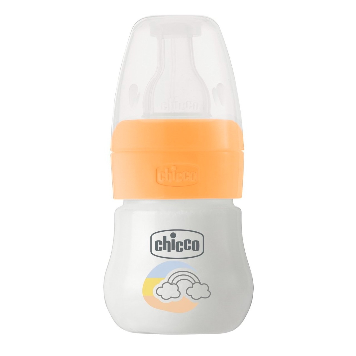 Chicco Micro Baby Bottle - 60ml - Orange (Slow Flow)