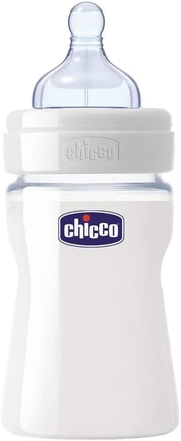 Chicco Baby Bottle and Glass
