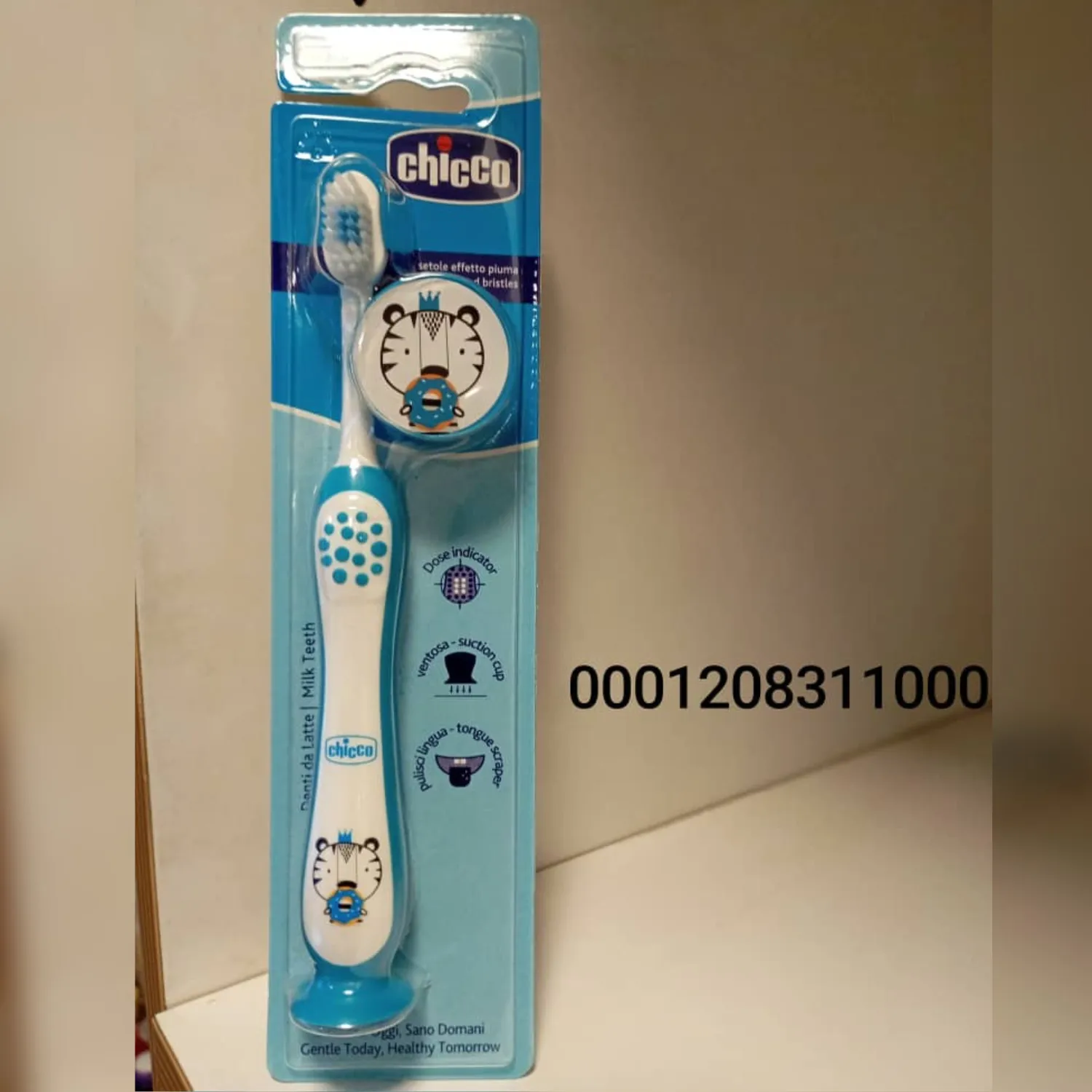 Chicco Baby Toothbrush for Milk Teeth – Soft Bristles
